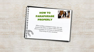 Paraphrase at emaze Presentation