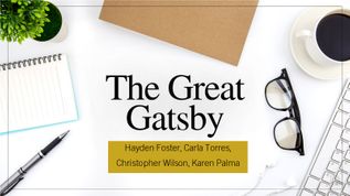 The Great Gatsby at emaze Presentation