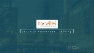 Security Awareness Training at emaze Presentation