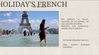 HOLIDAY'S FRENCH at emaze Presentation