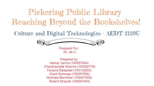 Pickering Public Library on emaze