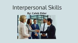 Interpersonal Skills At Emaze Presentation
