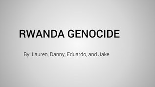 Rwanda Genocide At Emaze Presentation