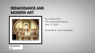 Renaissance art and modern art at emaze Presentation