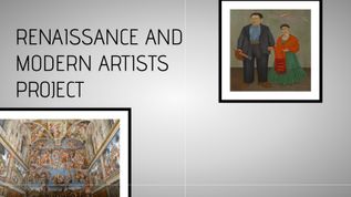 Renaissance And Modern Artist at emaze Presentation