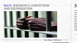 Race, Wrongful Conviction and Exoneration at emaze Presentation