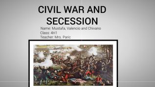 Civil war and secession at emaze Presentation