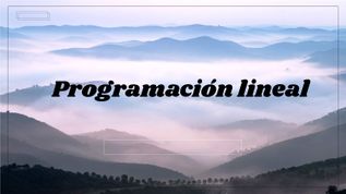 Programación lineal at emaze Presentation
