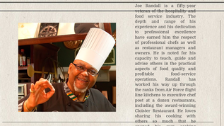 Chef Joe Randal Foods 1 at emaze Presentation