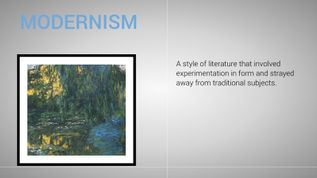 Modernism at emaze Presentation