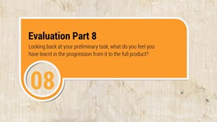Evaluation part 8 at emaze Presentation
