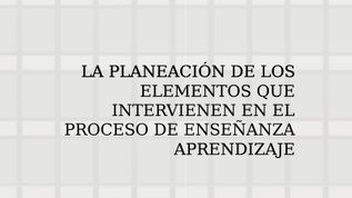 Elementos del PEA at emaze Presentation