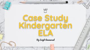 kindergarten case study presentation