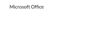 Microsoft Office at emaze Presentation
