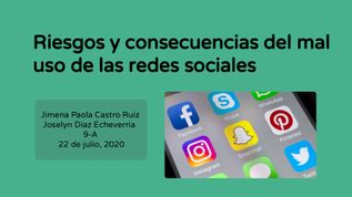 Riesgos y consecuencias del mal uso de las redes soociales at emaze ...