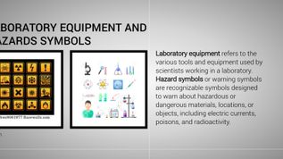BIOLOGY Lab equipment and hazard symbols at emaze Presentation