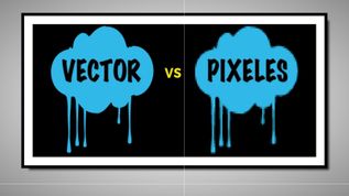 Pixel VS Vector at emaze E-Card