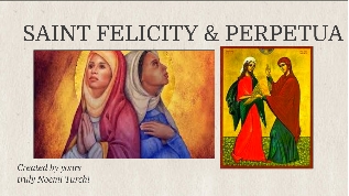 Saint Felicity And Perpetua At Emaze Presentation