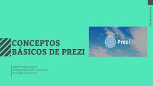 CONCEPTOS BÁSICOS DE PREZI at emaze Presentation