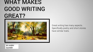 GREAT WRITING at emaze Presentation
