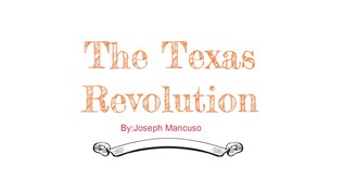 The Texas Revolution At Emaze Presentation