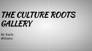 Cultural Roots at emaze Presentation