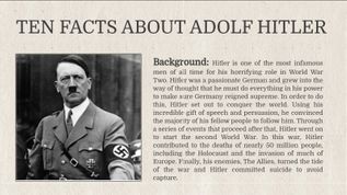 Ten Facts About Hitler at emaze Presentation