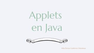 Applets en Java on emaze