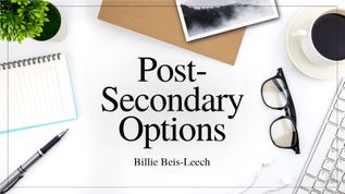 Post-Secondary Options at emaze Presentation