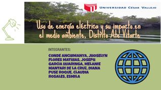 USO DE LA ENERGIA ELECTRICA Y SU IMPACTO EN EL MEDIO AMBIENTE at emaze ...