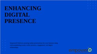Enhancing Digital Presence at emaze Presentation