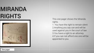 Miranda Rights at emaze Presentation