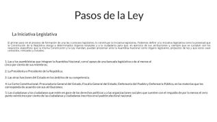 Pasos de la ley at emaze Presentation