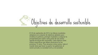 Objetivos de desarrollo sostenible at emaze Presentation