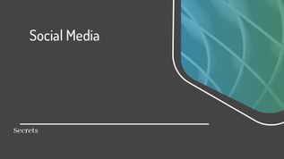 Social Media at emaze Presentation