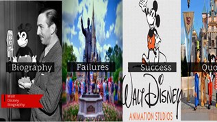 Walt Disney Presentation At Emaze Presentation