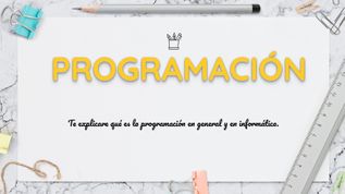 PROGRAMACIÓN at emaze Presentation