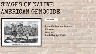 Stages of Native American genocide at emaze Presentation
