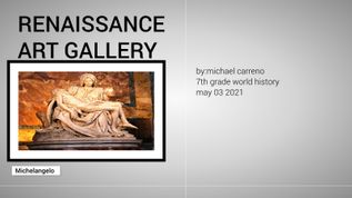RENAISSANCE ART GALLERY at emaze Presentation