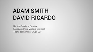 Adam Smith, David Ricardo at emaze Presentation
