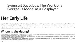 Swimsuit Succubus: The Work of a Gorgeous Model as a at emaze Presentation