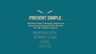 PRESENT SIMPLE at emaze Presentation