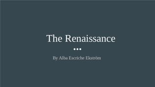 The Renaissance at emaze Presentation