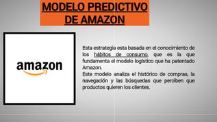 MODELO PREDICTIVO DE AMAZON at emaze Presentation
