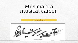 Musician: a musical career at emaze Presentation