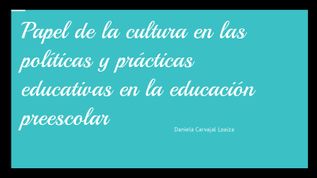Papel de la cultura en las políticas y prácticas educativas at emaze ...