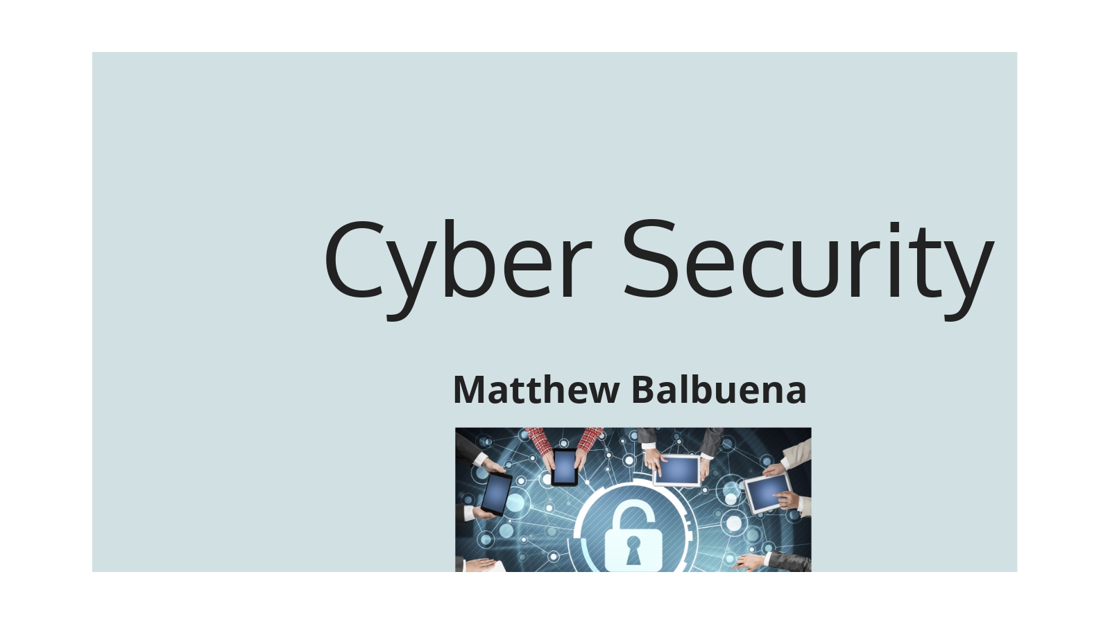 Cyber Security at emaze Presentation