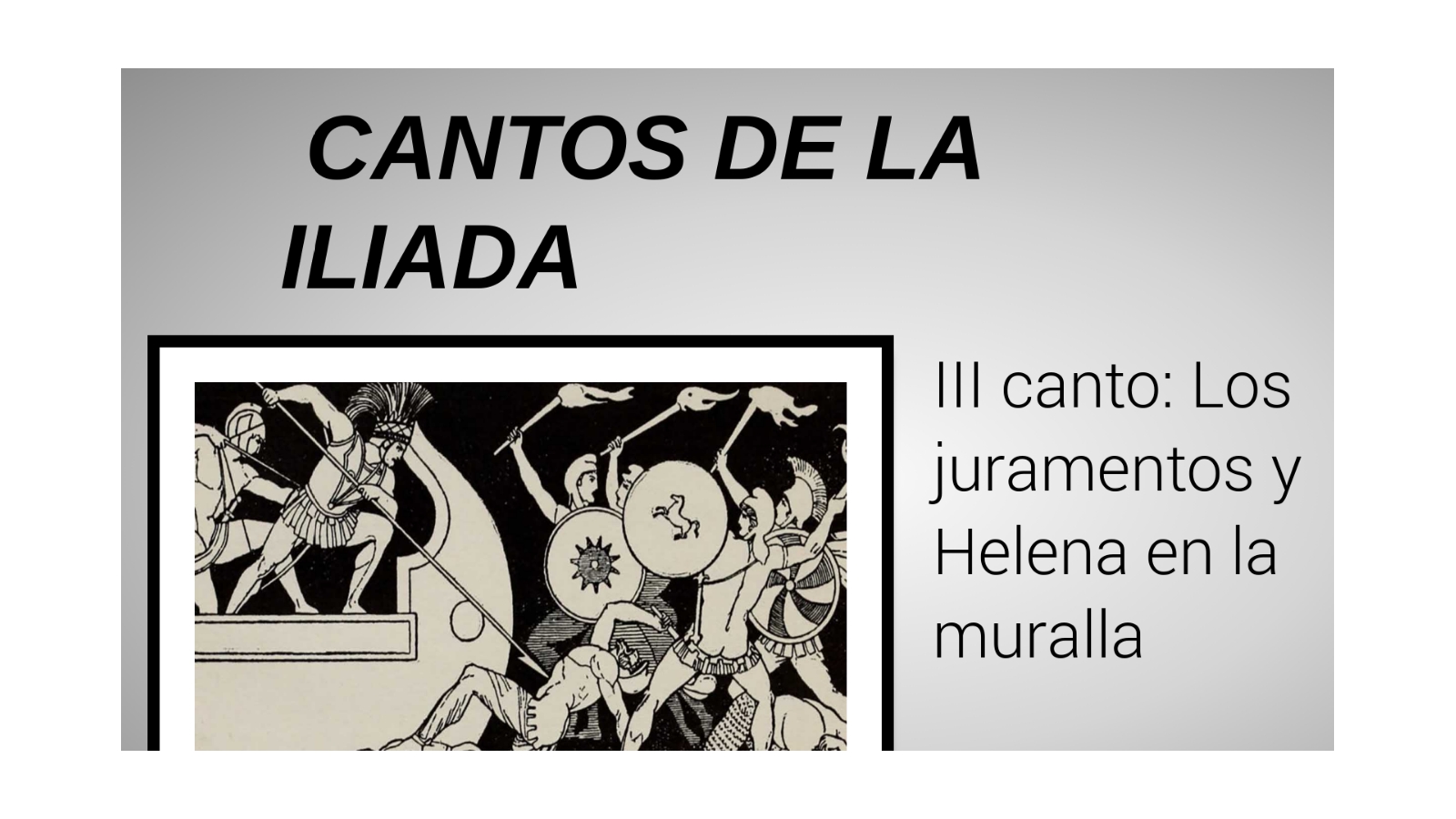 Los cantos de la iliada at emaze Presentation