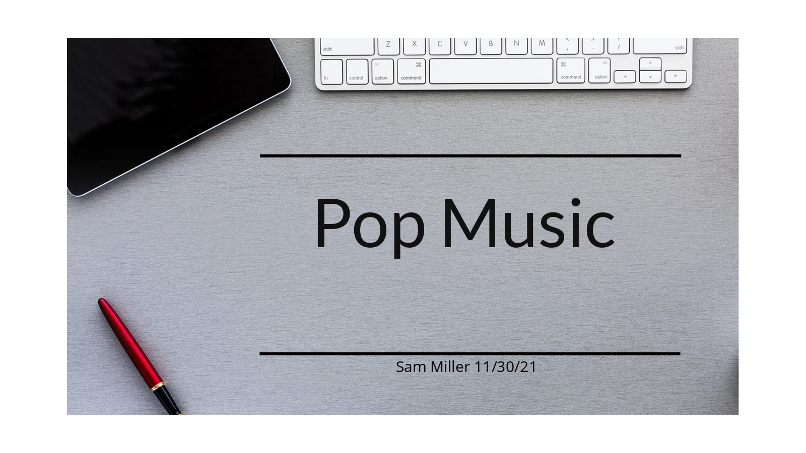 Pop Music at emaze Presentation