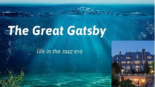 The Great Gatsby at emaze Presentation